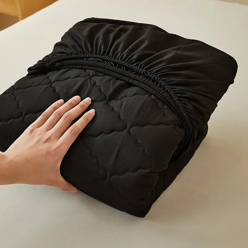 1pc 3D Air Fabric Thick Mattress Cover, 100% Waterproof Mattress Protector, Soft and Breathable Fitted Bed Sheet (No Pillowcase)