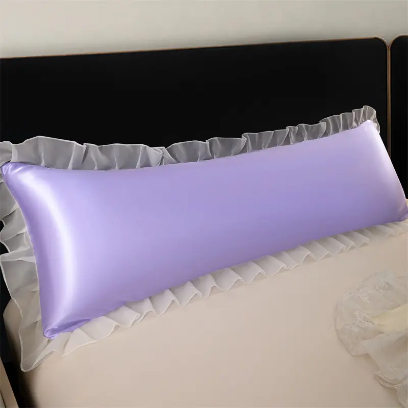 Lace Style Long Pillowcase Silky Pillow Cover Rectangle Pillowslip Home Decoration Cushion Cover Long Pillow Case 베개커버