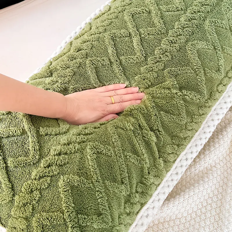 Flannel Double Pillowcase Winter Warm Coral Fleece Long Couple Pillow Case 1.2/1.5 /1.8m Bed 48x150/48x120/48x180cm Pillow Cover