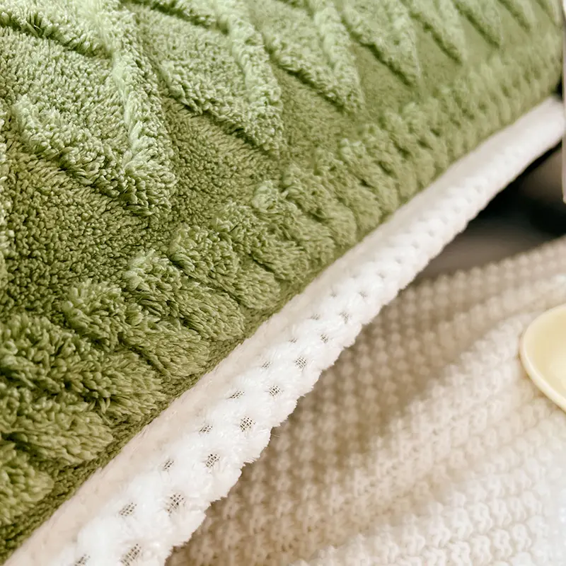 Flannel Double Pillowcase Winter Warm Coral Fleece Long Couple Pillow Case 1.2/1.5 /1.8m Bed 48x150/48x120/48x180cm Pillow Cover