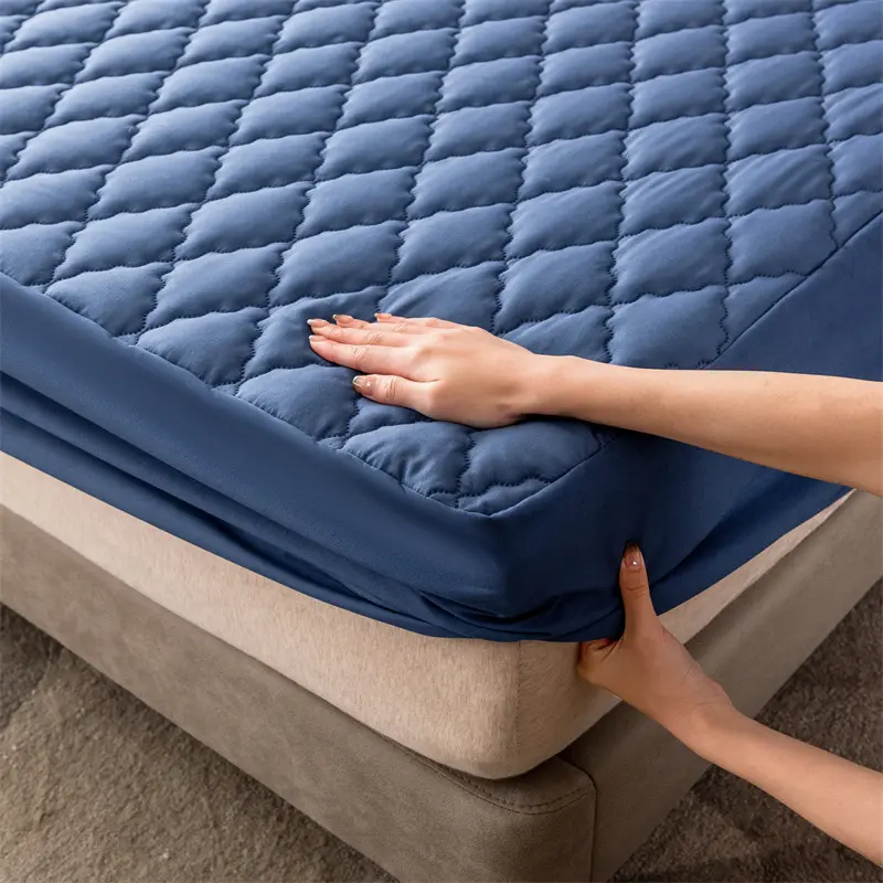 Waterproof Mattress Protector, Breathable 3D Air Fabric Mattress Cover, Ultra Soft Hypoallergenic Fitted Bed Sheet No Pillowcase