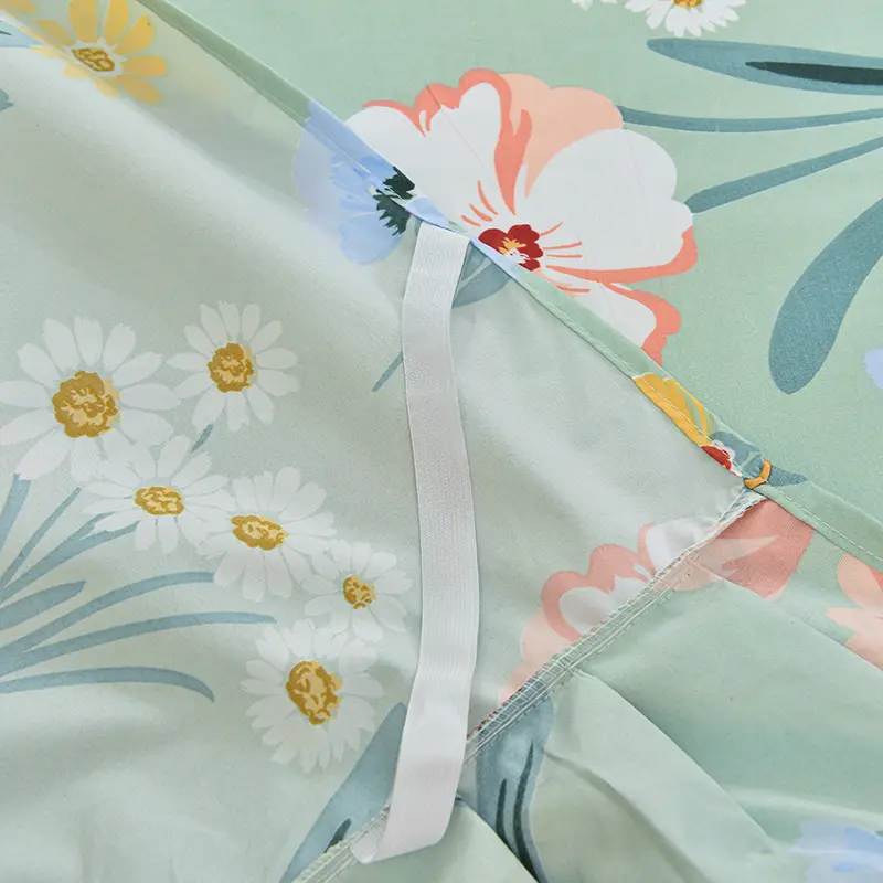 Floral Style Bed Skirt Soft Bed Cover Single/Queen/King Size Bed Linen Home Mattress Protector Falda De Cama (No Pillowcase)