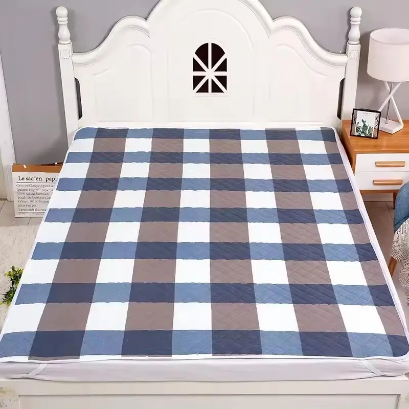 150/120/70Cm Large Washable Mattress Waterproof Bed Under Pad Chucks Pads with Non-Slip Back for Elderly, Kids, Women or Pets