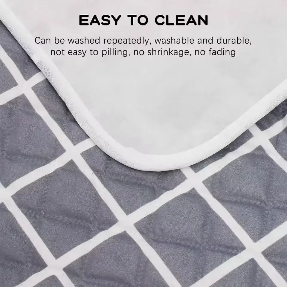 150/120/70Cm Large Washable Mattress Waterproof Bed Under Pad Chucks Pads with Non-Slip Back for Elderly, Kids, Women or Pets