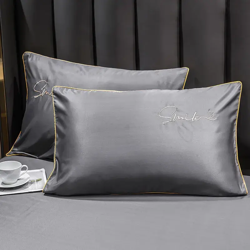 Luxury European Style Ice Silk Summer Quilt Set High-end Embroidered Cooling Blanket 3/1 Pcs Sets Air Conditioning Comforter