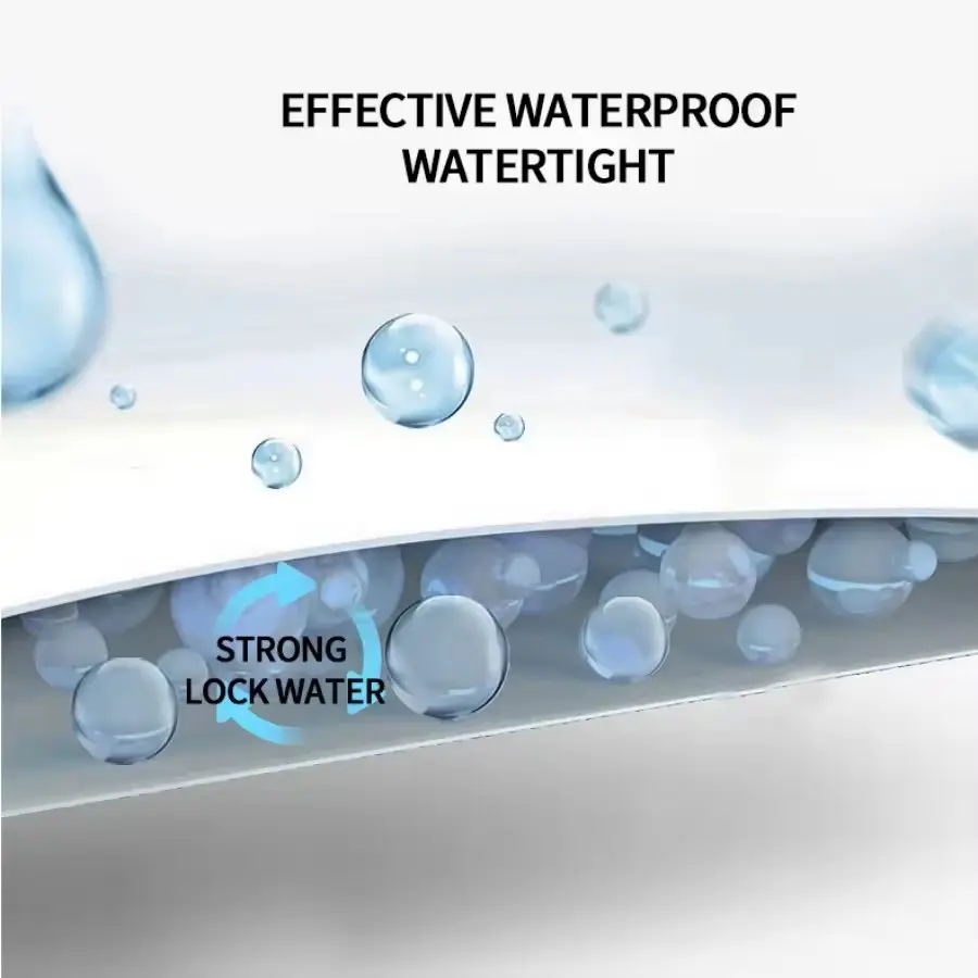 Waterproof Fitted Bed Sheet with 360 Elastic Band Quilted Mattress Protector Cover for Single Double King Queen Size Bedsheet