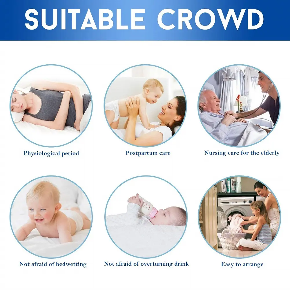 Waterproof Thicken Mattress Pad Protector Adjustable Fitted Sheets Bed Covers Anti-bacterial Pad for Bed 150x200 160x200 180x200