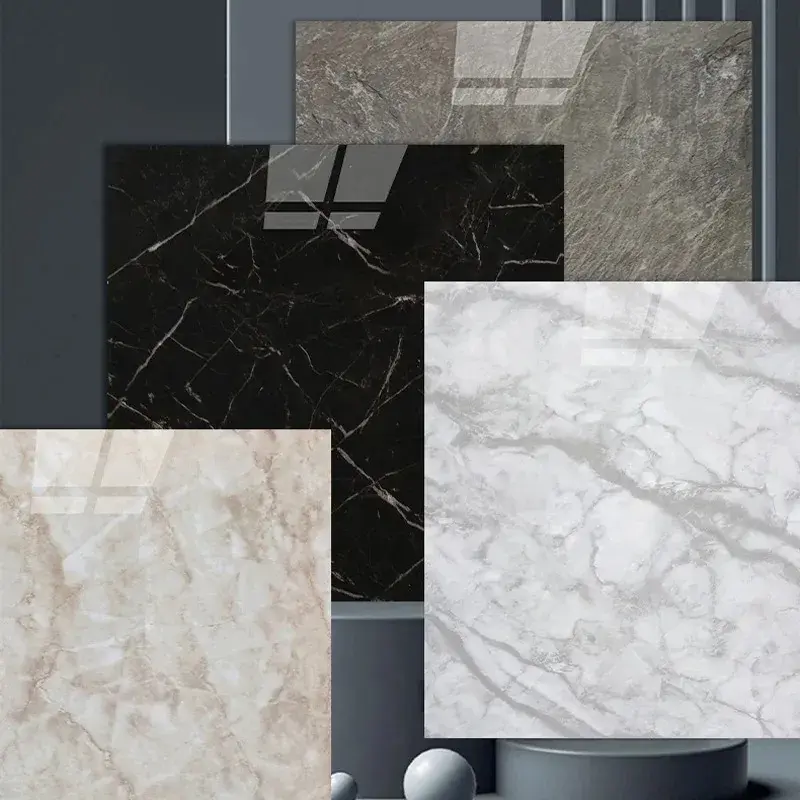 10Pcs Floor Stickers 30*30cm PVC Imitation Mosaic Wood Marble Brick Tile Self-adhesive Wall Stickers Waterproof Floor Tiles