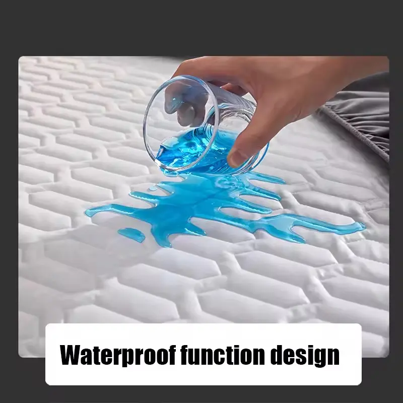 Waterproof Thicken Mattress Pad Protector Skin-Friendly Durable Fitted Sheet Bed Cover Latex Mat Cover 150x200 180x200 220x200cm