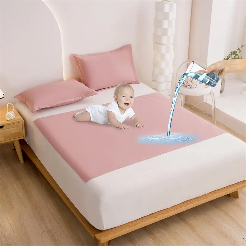 Waterproof Washable Incontinence Bed Pad Reusable Changing Pad Sheet Urine Mat Nappy Diaper Mattress Protector Cover Kids Adult