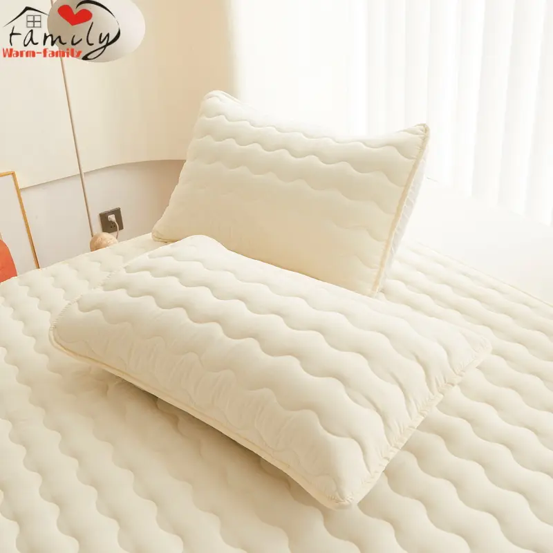 1/2pcs Cotton Pillowcase Bed Pillows Cover 48x74cm Cushion Cover funda almohada Quilted Pillow Cases Home Pillowslip ﻿