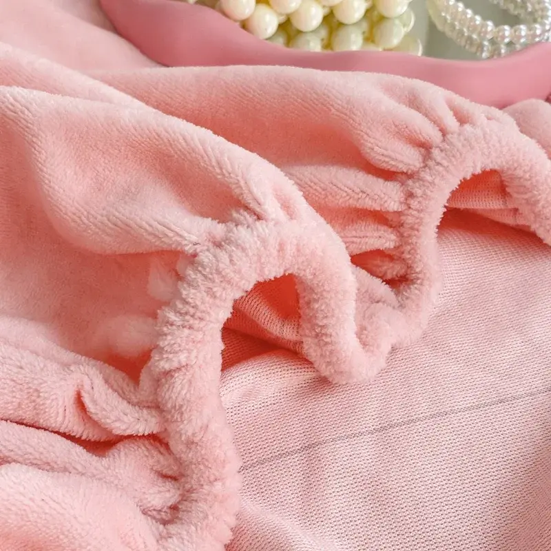 Soft Plush Warm Mattress Cover Winter Velvet Material Fitted Sheet Thickened Warm Bed Cover Mattress Protector Multiple Sizes