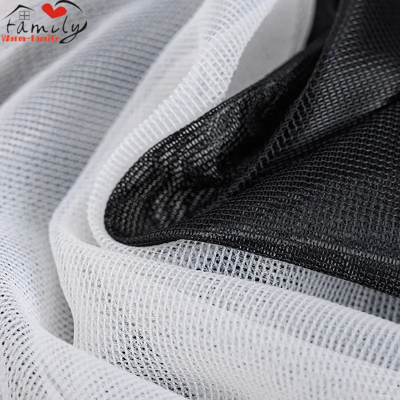 High Quality Soft Mesh Sheer Tulle Fabric Swiss Tulle for Bridal Veil Illusion Wedding Dress White Ivory Beige Black 160cm