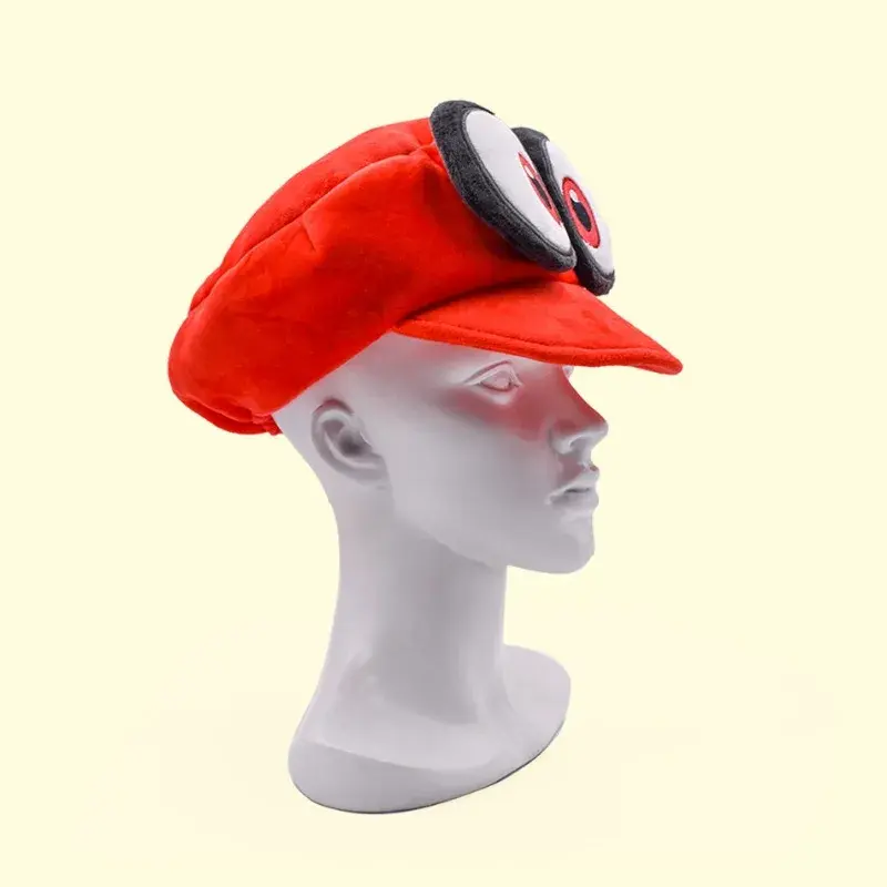 Super Marios Bros Odyssey Cappy Hats Cosplay Cartoon Baseball Hat Plushes Cotton Winter Warm Caps Children Cosplay Accessories