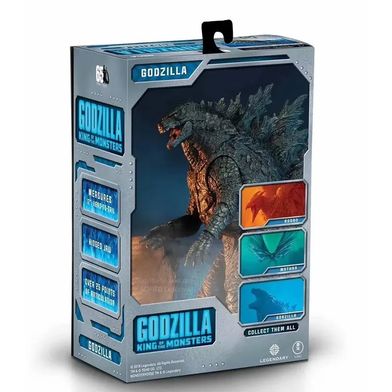 Godzilla Action Figure 2019 Movie Monster Movable Figuras Toys Anime Godzilla Articulated Model Ornaments 18cm Gift for Children