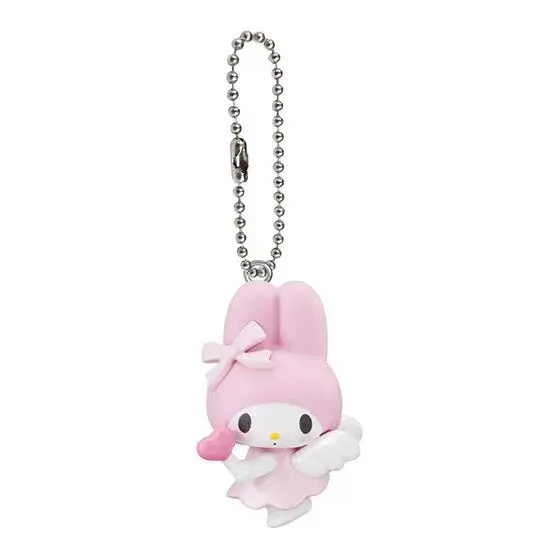 BANDAI Sanrio Action Figures Model Dream Angels Kitty Melody Pompompurin Kuromi Cinnamon Gashapon Pendant Genuine