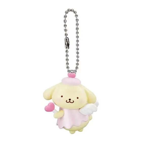 BANDAI Sanrio Action Figures Model Dream Angels Kitty Melody Pompompurin Kuromi Cinnamon Gashapon Pendant Genuine