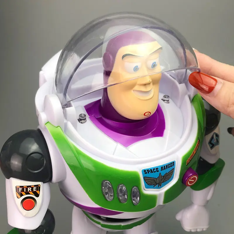 28cm Disney Toy Story 4 Juguete Woody Buzz Lightyear Music/Light With Wings Doll Action Figure Toy S03 Birthday Christmas Gift ﻿