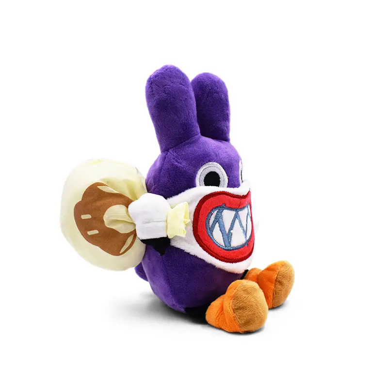 20cm Game Super Mario Nabbit Pillow Action Figure Doll Collectible Charm Toy Cute Rabbit Animal Home Furnishing Ornament