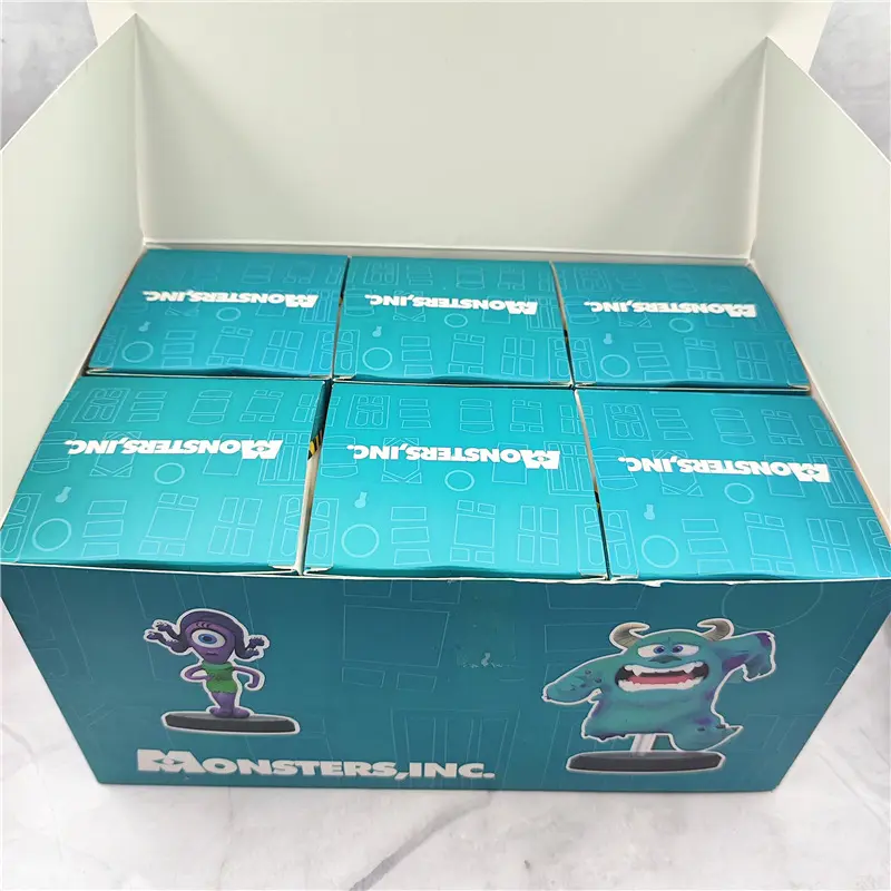 6pcs/set Monsters University Sullivan Michael Cute Anime Action Figure Toys 7-10CM