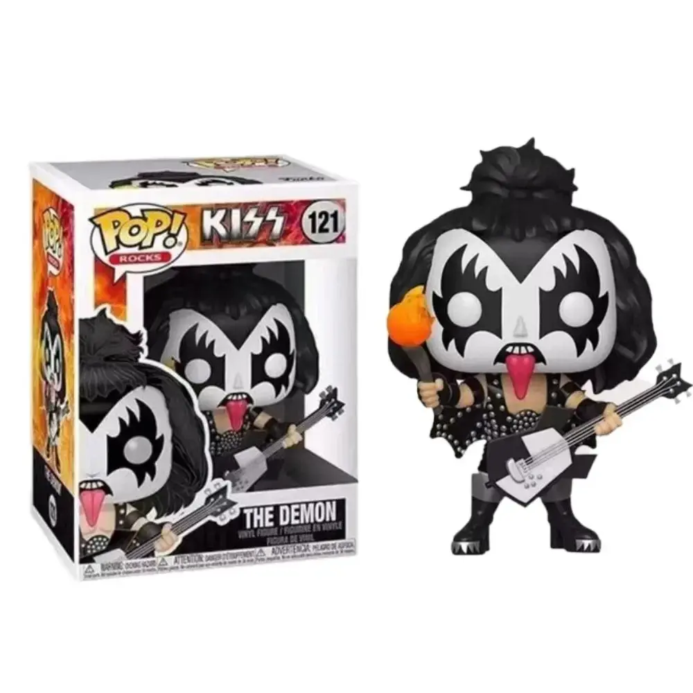 New Vintage Heavy Metal Kiss Band Rock Poster Music Team pops Decoration OrnamenRocks Kiss s Action Figure Collection Model Toys