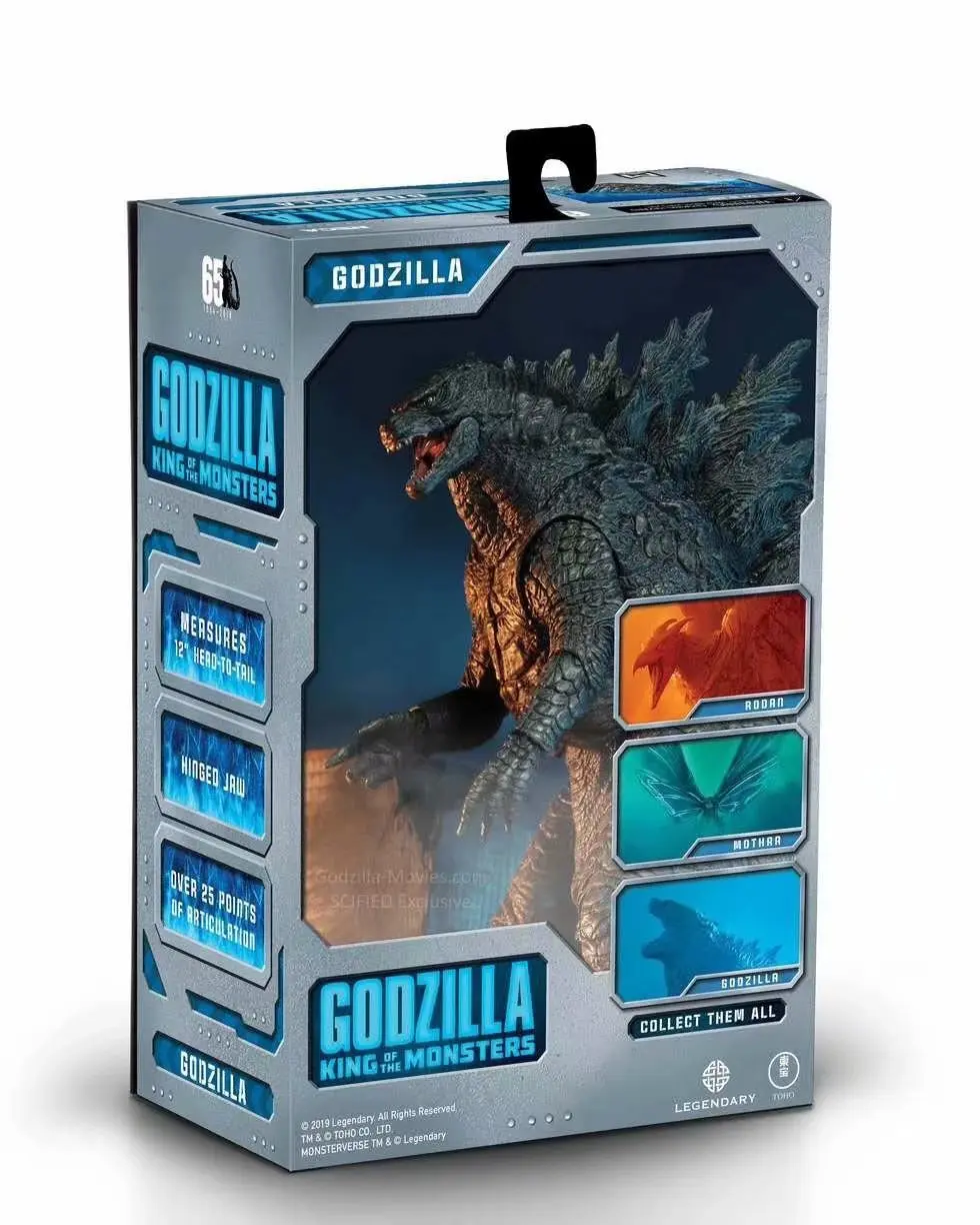 NECA 2019 Movie Version Godzilla King Of Monsters PVC Action Anime Figure Kids Gift 18cm