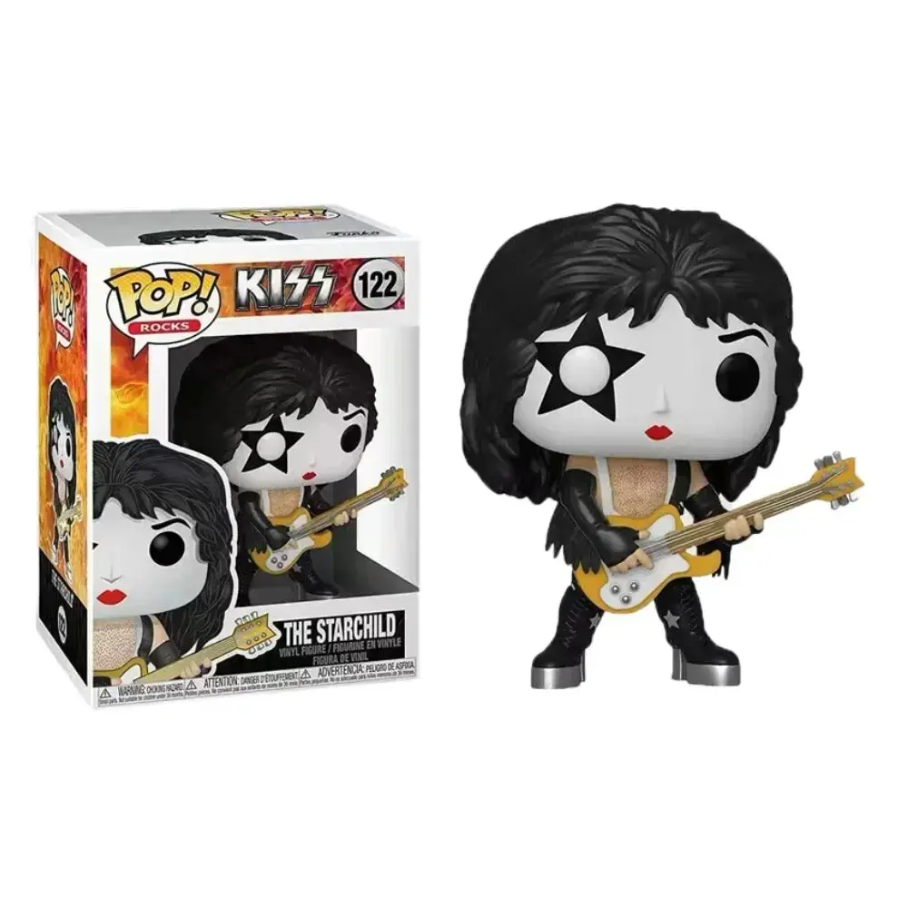 New Vintage Heavy Metal Kiss Band Rock Poster Music Team pops Decoration OrnamenRocks Kiss s Action Figure Collection Model Toys