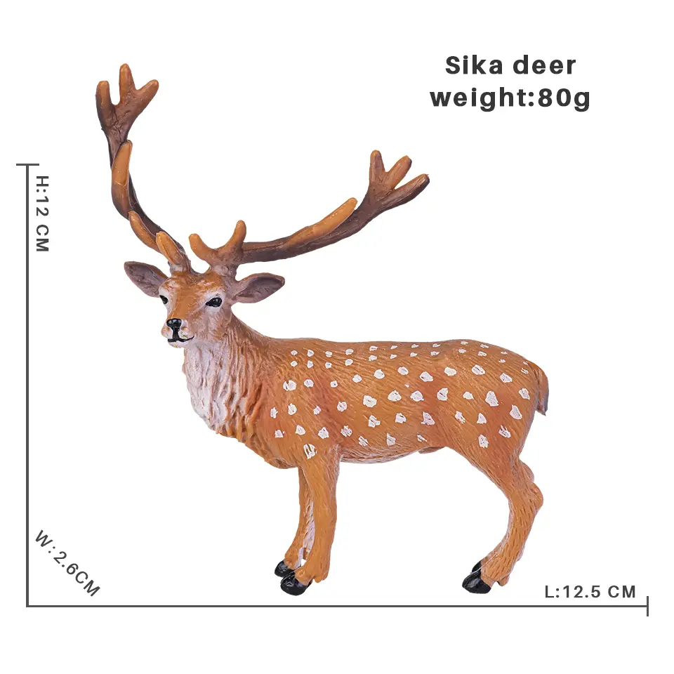 Solid Simulation Wild Zoo Animal Chimpanzees Giraffe Zebra Model Action Figures Bear Hippo Rhino Figurines Toy for Children