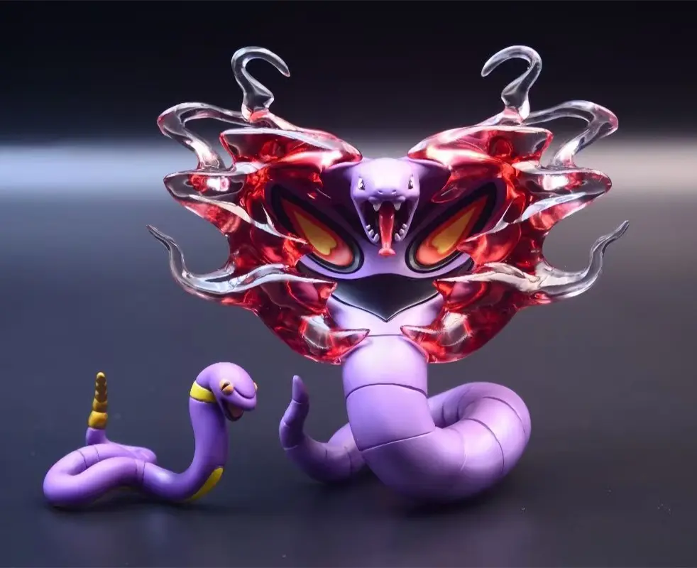 New Anime Pokemon  Figure 023 Ekans  024Arbok Figures Statue Collectible Model Ornament Toys Desk Decor PVC Kid Custom Birthday