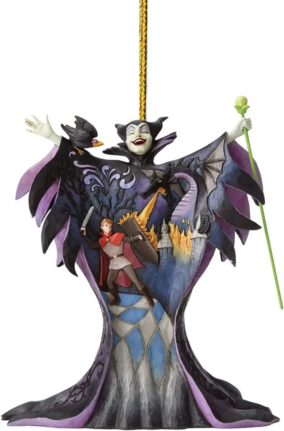 Disney Princess Christmas Tree Decoration Pendant Anime Kawaii Snow White Ariel Jasmine Fashion Acrylic Plane Toys Xmas Gifts