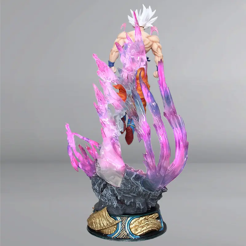 New Dragon Ball Son Goku 25cm Anime Figure Ultra Instinct Super Saiyan Figurine Statue Pvc Statue Model Ornament Collection Gift