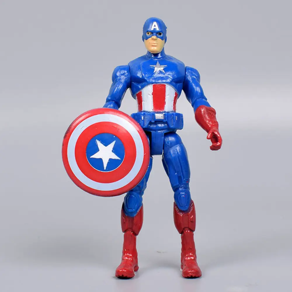 6pcs/set 9-10cm Marvel Avengers superhero Infinity War Iron Man Hulk American Captain Thor Super Heroes Figures Toys