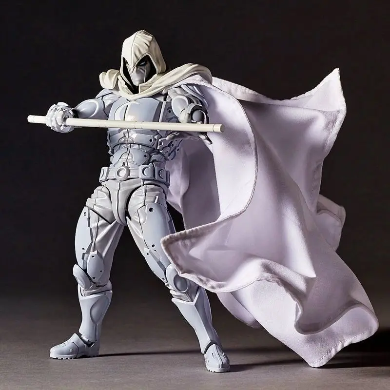 Moon Knight Figure Revoltech Amazing Yamaguchi Marc Spector Action Figurine 16cm Collection Ornament Model Toys Birthday Gifts