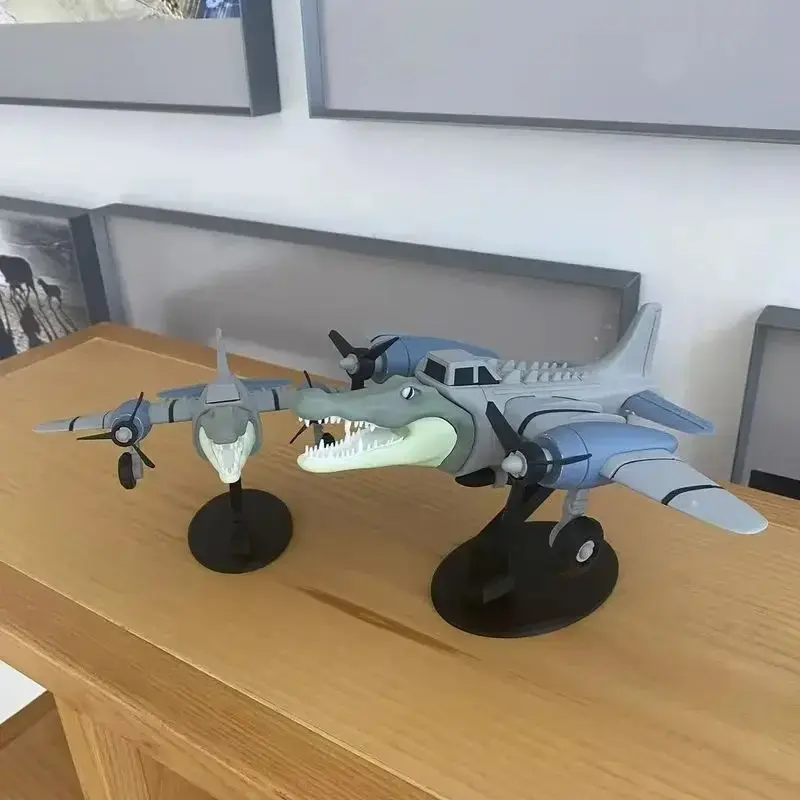 In Stock Bonecaambalabu Crocodile Bomber Bombardiro Figure Tralalala Shark Cappuccino Model Collection Desk Decor Doll for Gifts