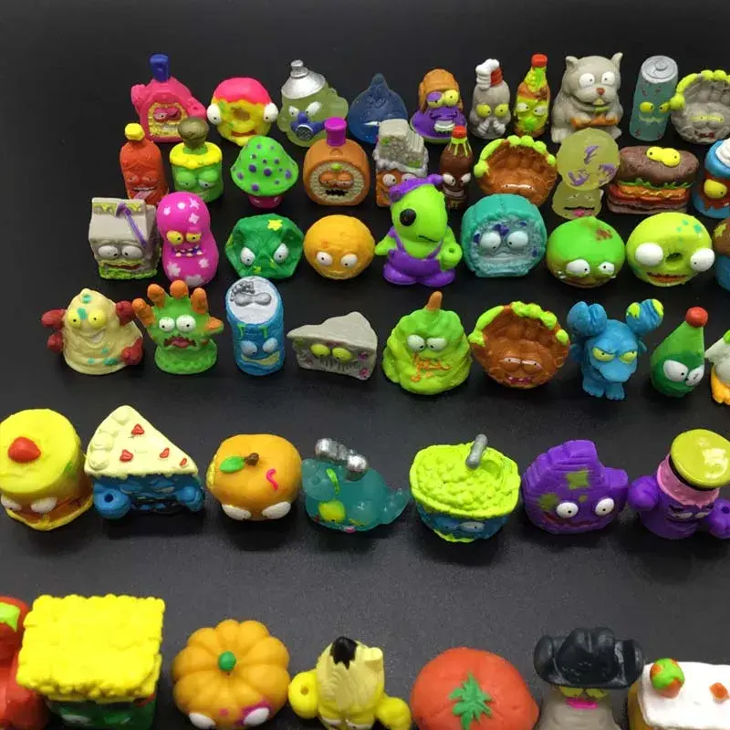 20-100PCS Zomlings Trash Dolls Mini Anime Action Figures Grossery Gang Garbage Collection Figure Model Kids Toys Birthday Gift