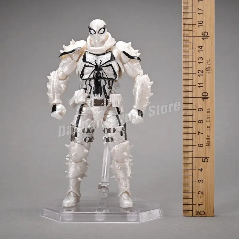 Revoltech Agent Anti-Venom Action Figure Model Toys PVC Marvel Collection Amazing Yamaguchi Agent Venom Eugene Thompson Figurine