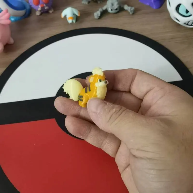 Anime Arcanine Growlithe Cartoon Character Proportion World 1:20 Diy 3D Printing Kawaii Character Desktop Model Kids Toys Gifts