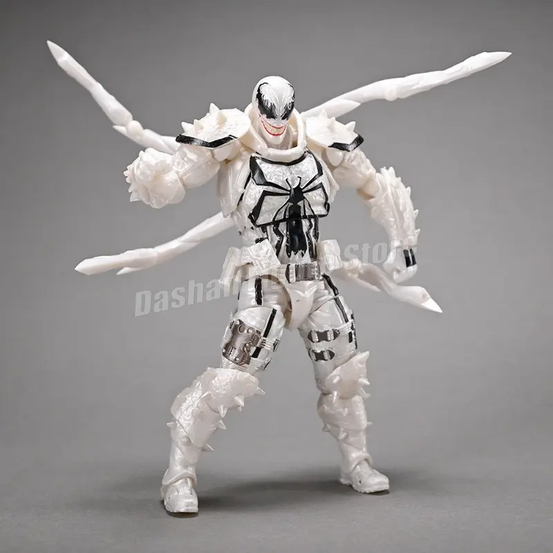 Revoltech Agent Anti-Venom Action Figure Model Toys PVC Marvel Collection Amazing Yamaguchi Agent Venom Eugene Thompson Figurine