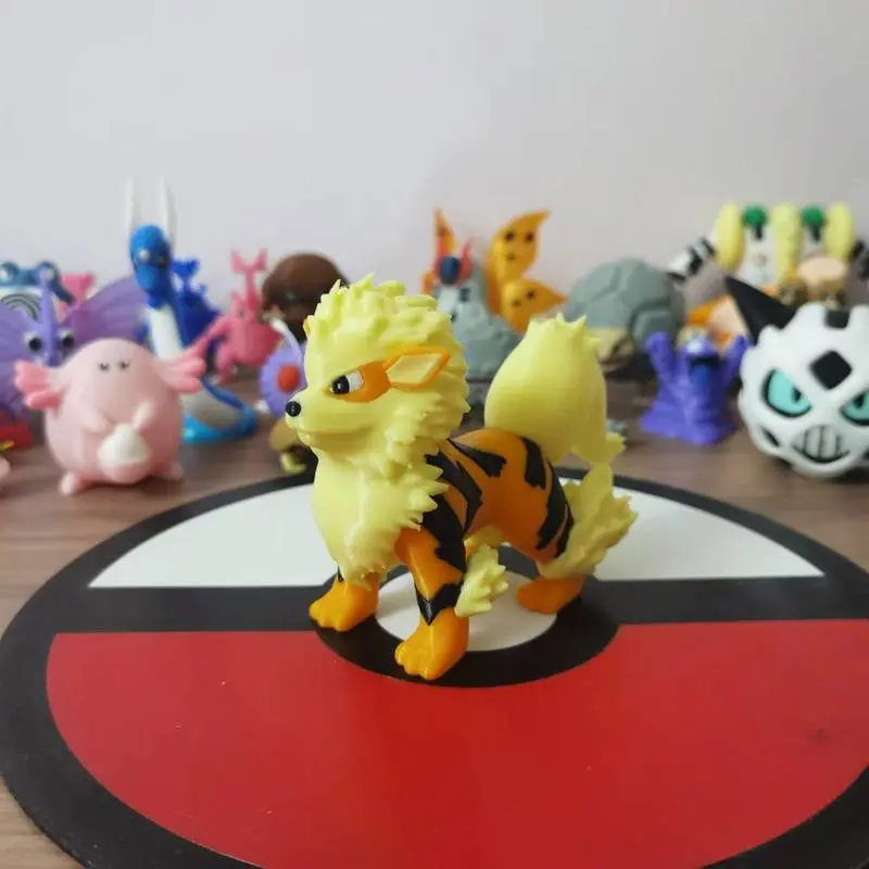 Anime Arcanine Growlithe Cartoon Character Proportion World 1:20 Diy 3D Printing Kawaii Character Desktop Model Kids Toys Gifts