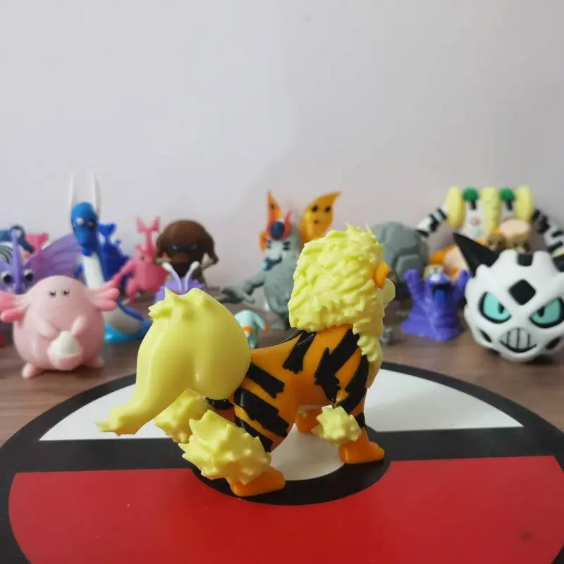 Anime Arcanine Growlithe Cartoon Character Proportion World 1:20 Diy 3D Printing Kawaii Character Desktop Model Kids Toys Gifts