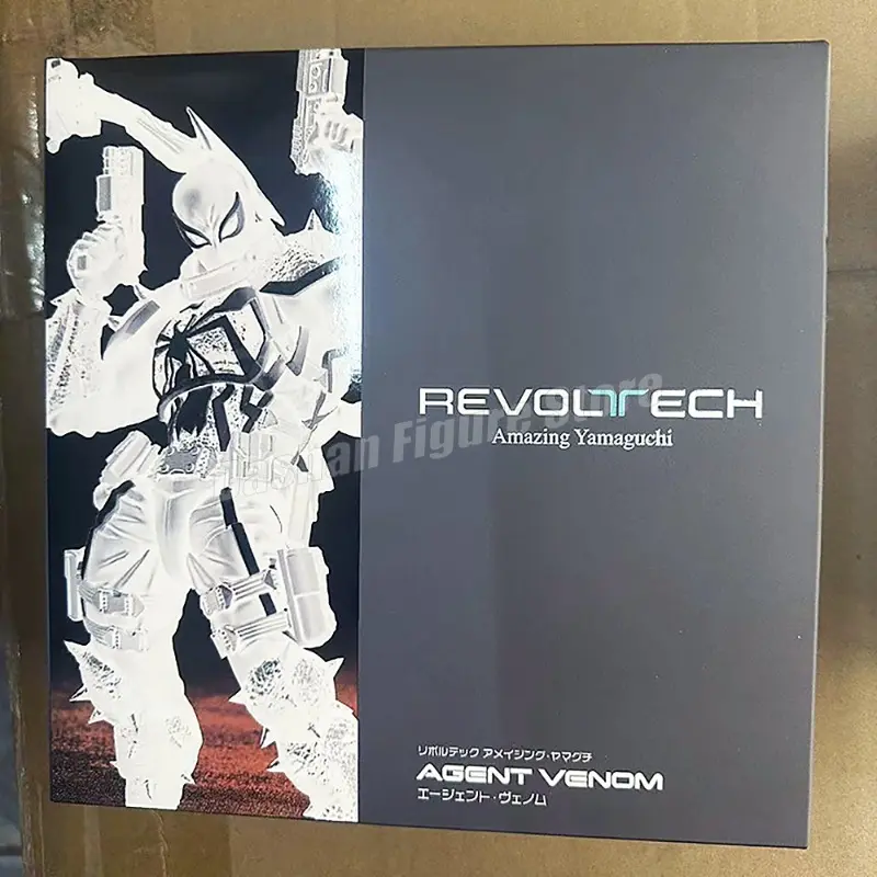 Revoltech Agent Anti-Venom Action Figure Model Toys PVC Marvel Collection Amazing Yamaguchi Agent Venom Eugene Thompson Figurine