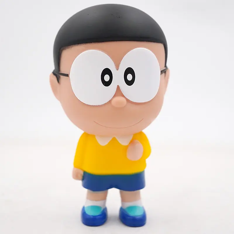 Doraemon Kawaii Anime Action Figure Handmade Model Toys Cute Collection Hobby Dolls For Kid Friends Birthday Gift