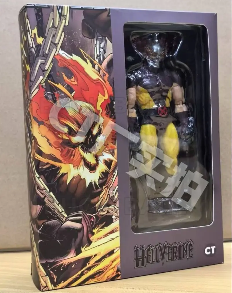 CT Toys Hellverine Figure Wolverine Mafex 138 Brown Comic X-Men Action Figure Shf Anime Figurine Ko Model Statue Toy Gifts