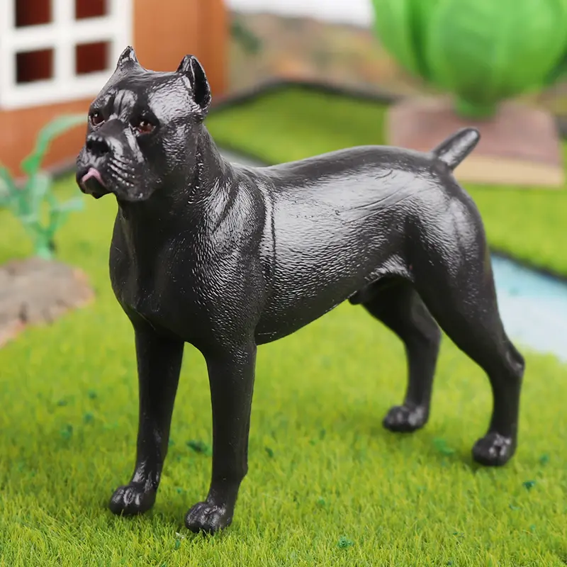 Oenux Dog Animals Model Husky German Shepherd Rottweiler Saint Bernard Action Figure Puppy Figurines PVC Collection Toy Kid Gift