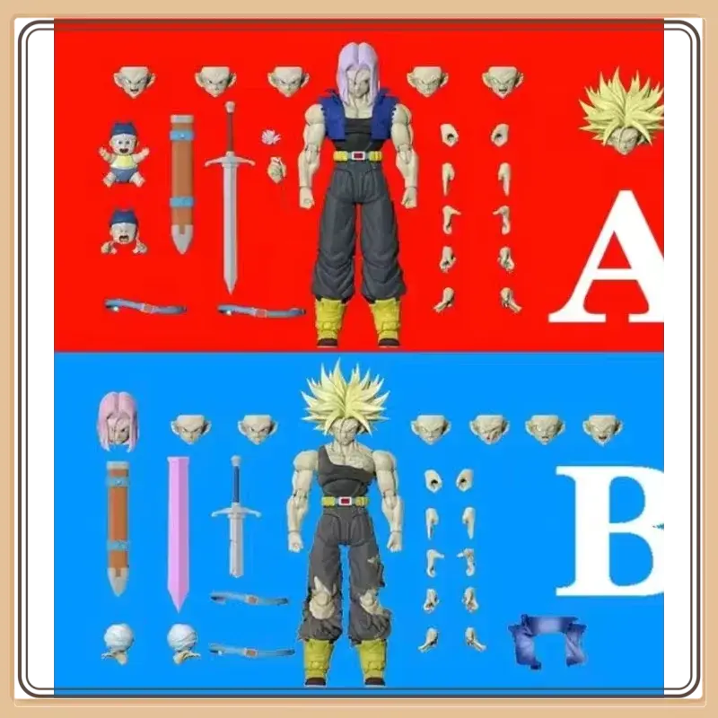 In Stock Tonsenarttoys Trunks 06A 06B Da Te Shf  Long Hair Battle Damage Movable 48 Hours Delivery