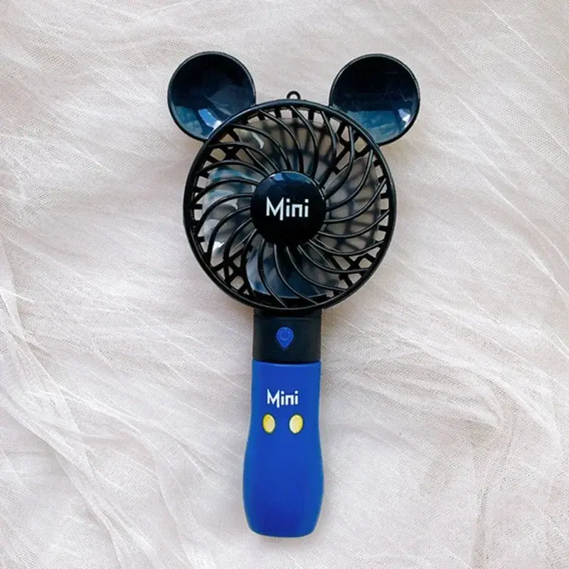 Cartoon Disney Outdoor Portable Usb Fan Air Cooler Cute Mickey Mini Travel Handheld Fan USB Rechargeable Children Toy Gift