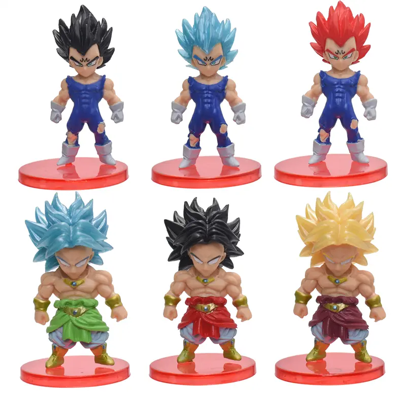 21Pcs/Set Dragon Ball Mini Figure Toys Super Saiyan Goku Vegeta Anime Action Figurine Collections DBZ Model Dolls Birthday Gifts