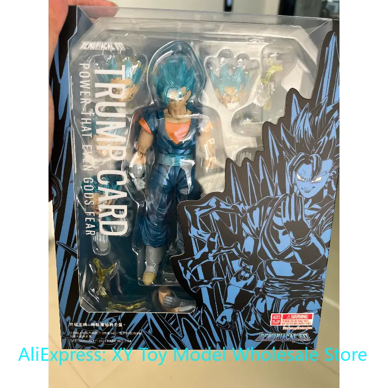 In Stock Demoniacal Fit Vegito Figure Dragon Ball Super Saiyan God Vegito Vegetto Anime Action Figure Model Kids Toys Gifts
