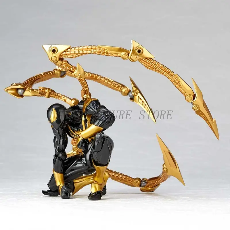 Kaiyodo Revoltech Iron Spider Action Figure Spider-Man Model Toys Movable Collection 16cm Spiderman Peter Parker Figurine Doll