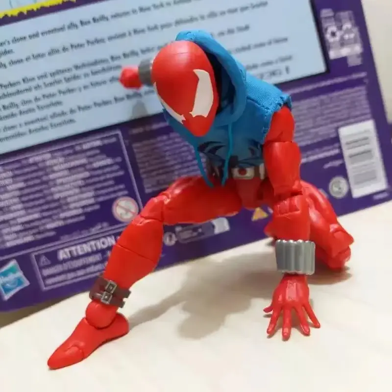 Ct Toys Scarlet Spider Action Figure Mafex 186 Ben Reily Figures Comic Ver. Spider-Man Anime Collection Ko Figure Model Toy Gift